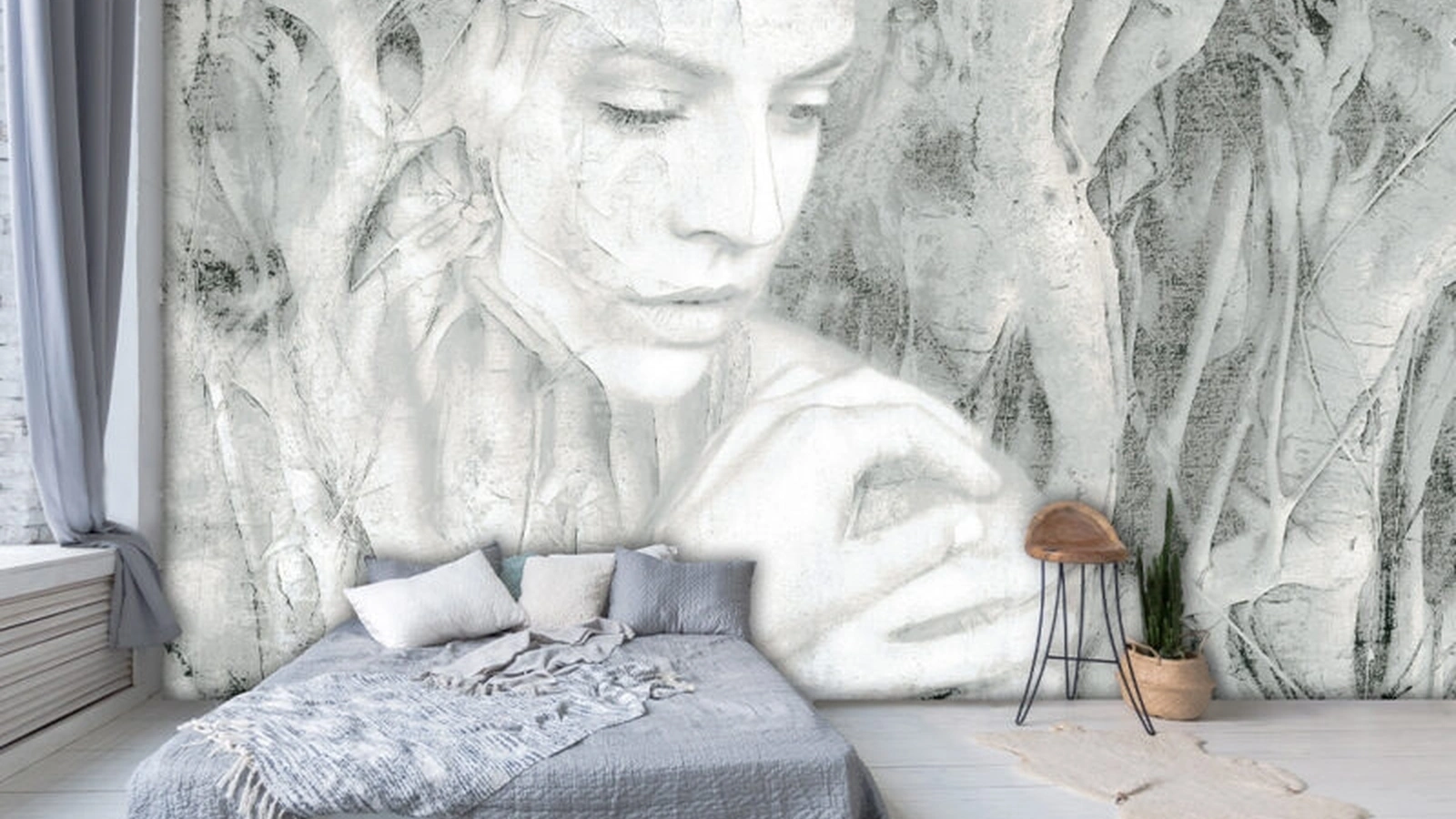 Carta da parati She di Creativespace