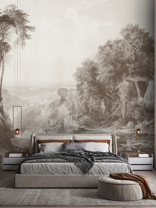 Carta da parati Wallpainting River di Adriani e Rossi