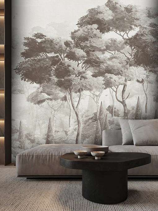 Carta da parati Wallpainting Tree di Adriani e Rossi