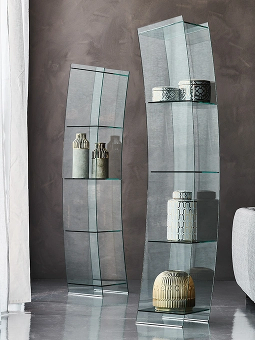 Contenitore di design in vetro Open Wind di Cattelan Italia