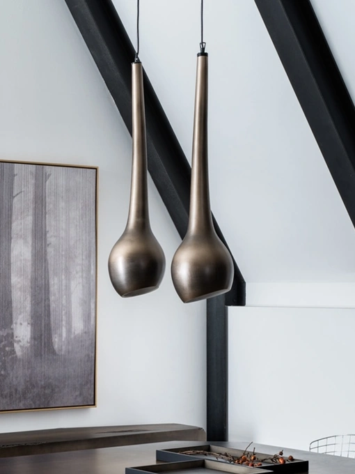 Lampada a sospensione Vanille in ceramica verniciata di Adriani e Rossi