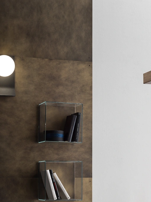 Lampada LED ricaricabile da parete Brand in metallo di Ronda Design