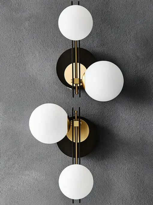 Lampada da parete Planeta in vetro e metallo di Cattelan Italia