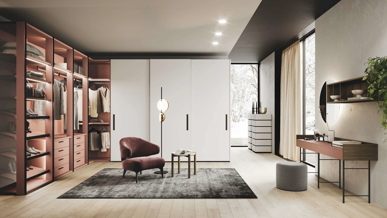 Armadio con ante scorrevoli Bebop-S di GF Interiors