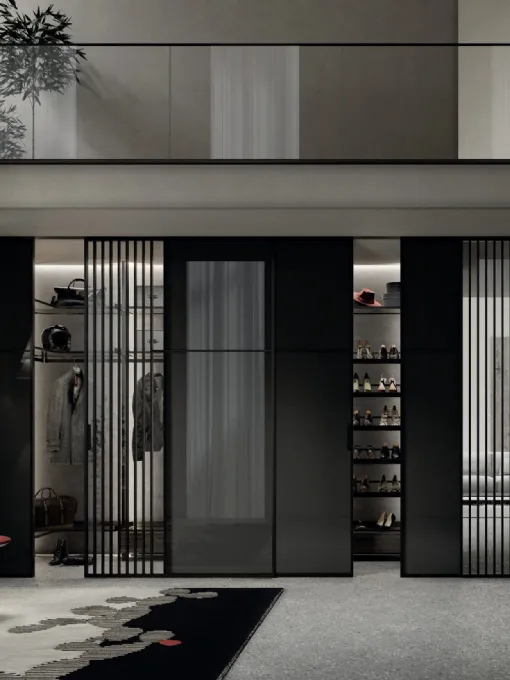 Cabina Armadio in laccato opaco Venere comp 306 di Doal