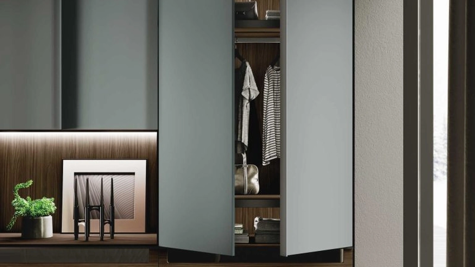 Armadio Flat ad anta battente di GF Interiors