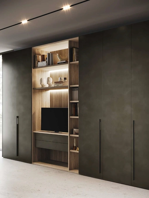 Armadio Flat in laccato Metallico di GF Interiors