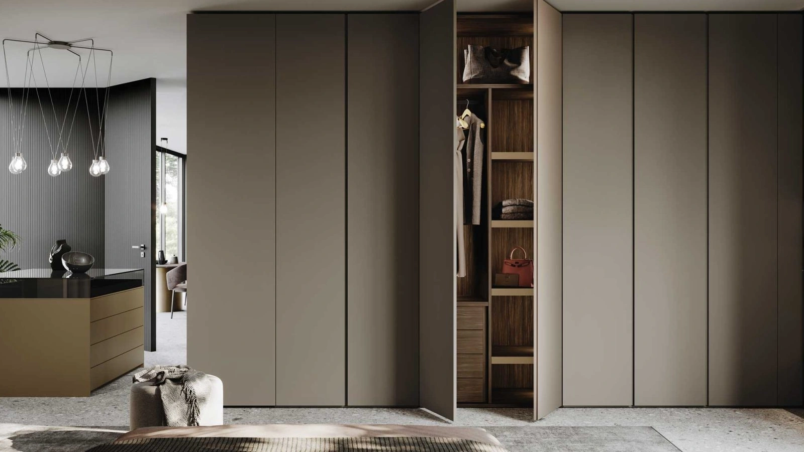 Armadio ad anta battente Groove di GF Interiors