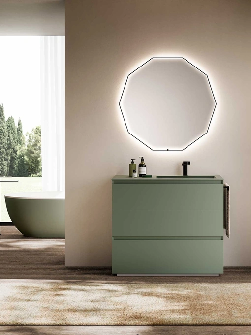 Mobile da Bagno Block System Syntesi C22 di Baxar