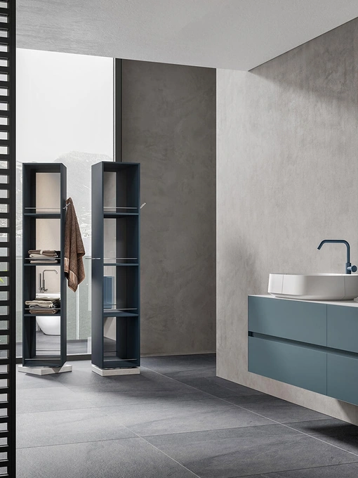 Mobile da Bagno Chrono 2303 laccato opaco Nettuno di Edoné