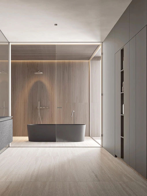 Mobile da Bagno sospeso Calipso 2346 in Resina di Edoné