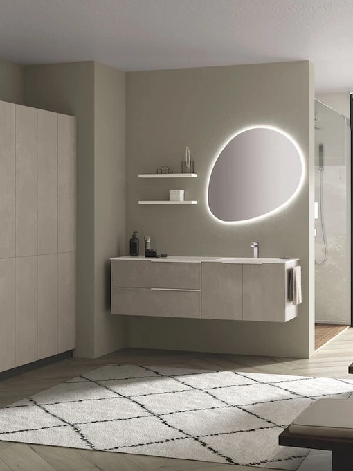 Mobile da Bagno per lavanderia in laminato Laundry 09 di Puntotre