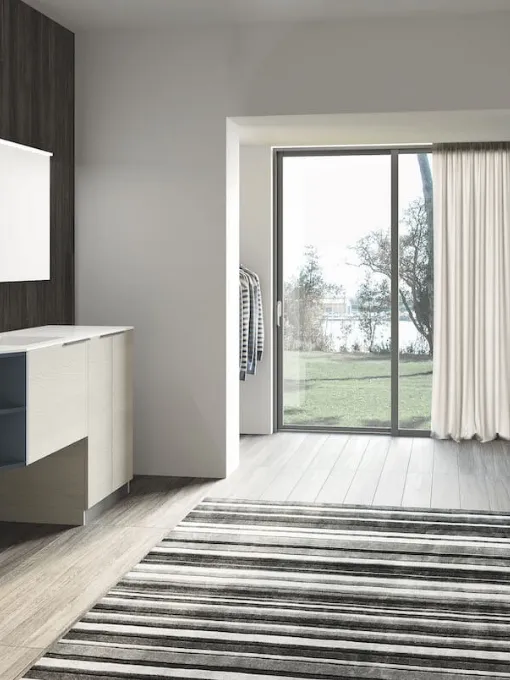 Mobile da Bagno per lavanderia in laminato e laccato Laundry 10 di Puntotre