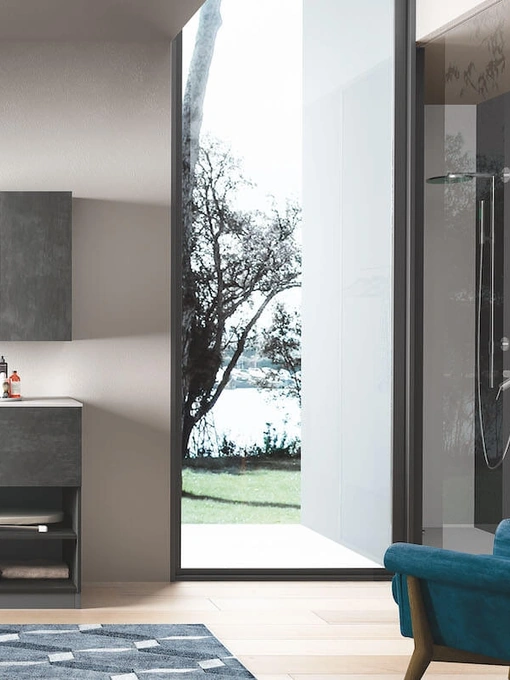 Mobile da Bagno per lavanderia in laminato Laundry 11 di Puntotre