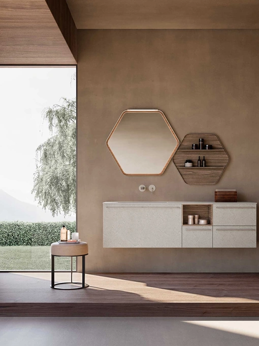 Mobile da Bagno sospeso M System 035 di Baxar