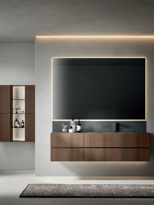 Mobile da Bagno sospeso Nike 2323 in essenza Eucalipto di Edoné