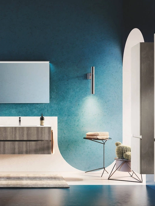 Mobile da Bagno sospeso in laminato Up & Down 04 di Puntotre