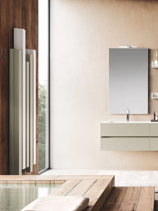 Mobile da Bagno sospeso laccato opaco Up & Down 05 di Puntotre