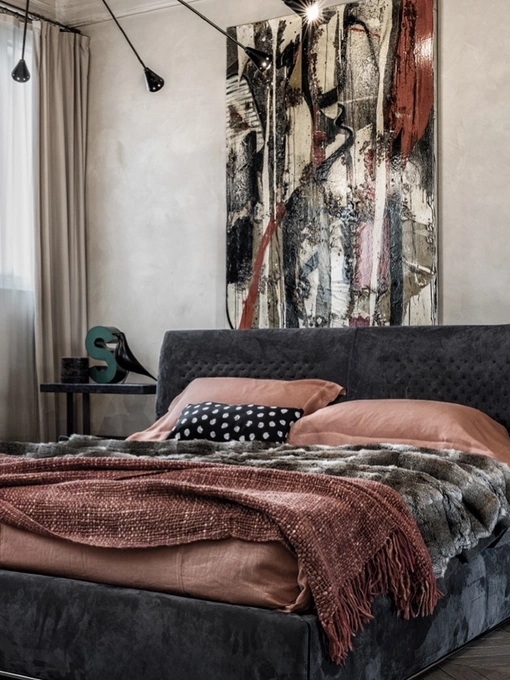 Letto Chandelier di Cierre Imbottiti