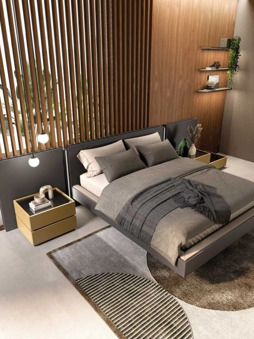 Letto laccato opaco Dizzy di GF Interiors