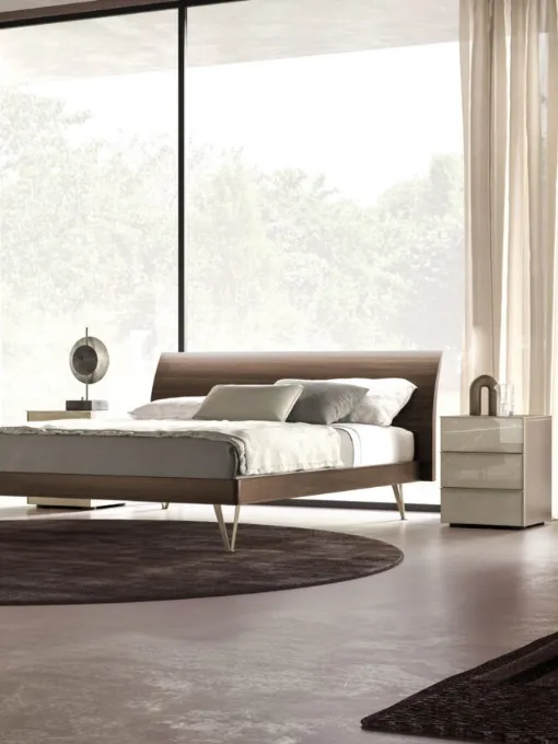 Letto Loge Night 34 in materico Cotto di Orme