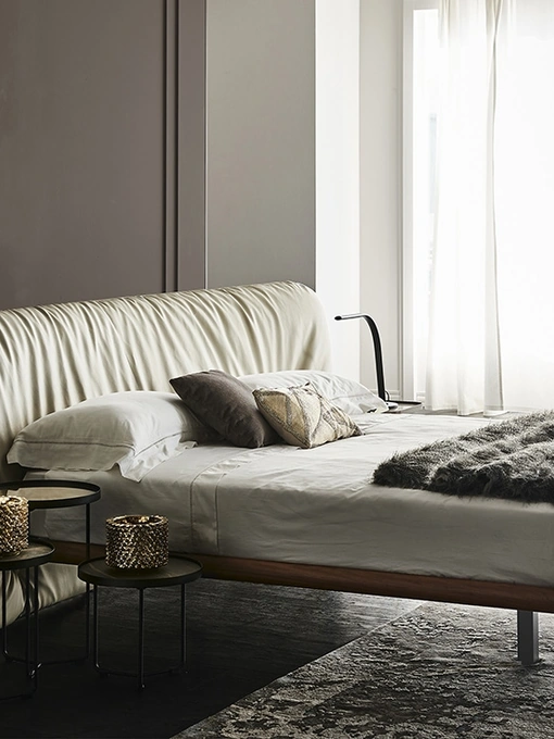 Letto in ecopelle Marlon di Cattelan Italia