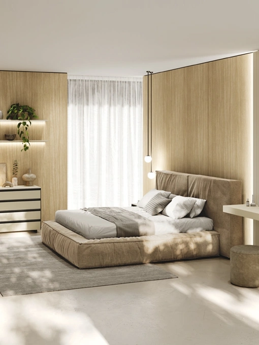 Letto in tessuto Pops di GF Interiors