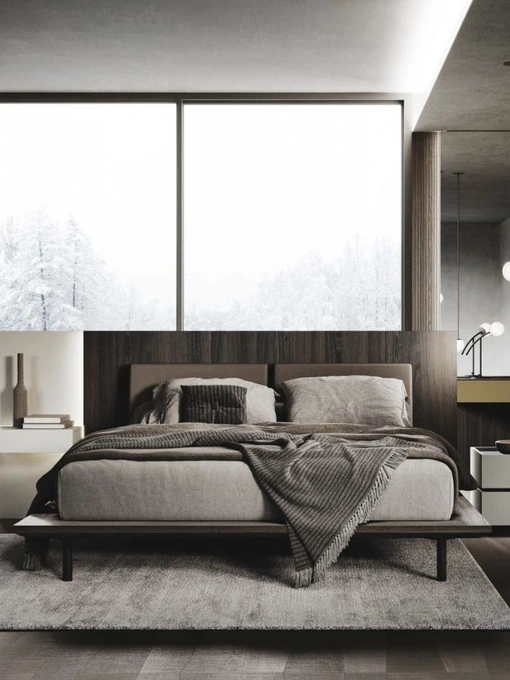 Letto Soulwave in Rovere di GF Interiors