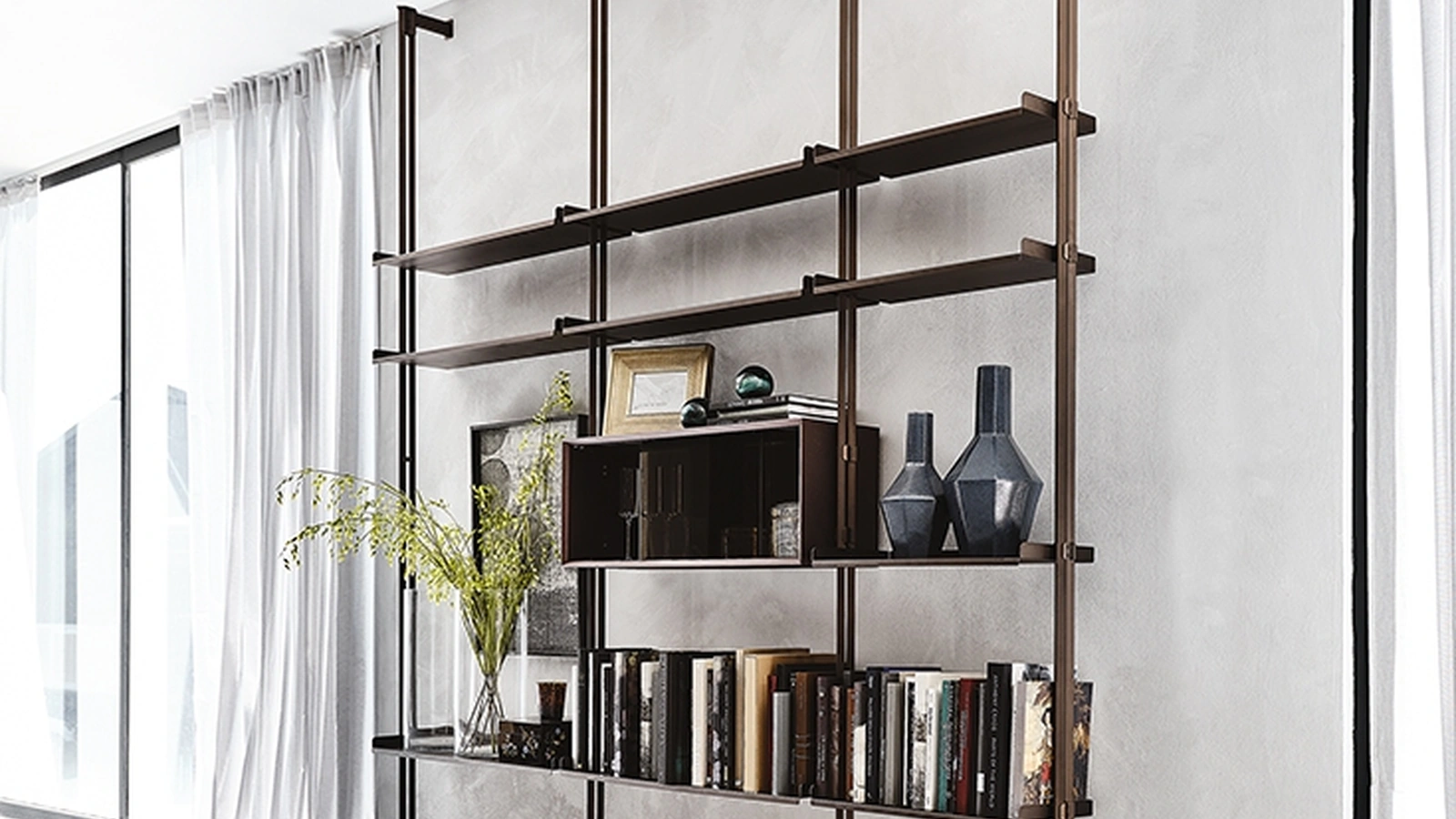 Libreria a muro Freeway di Cattelan Italia