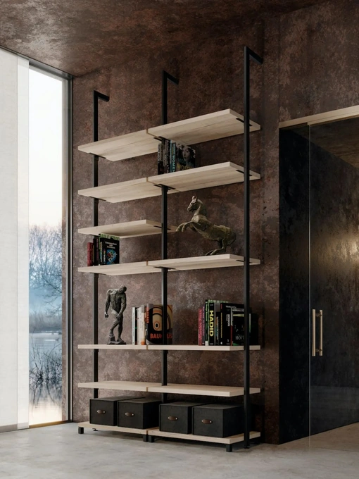 Libreria a muro Simply di Doal