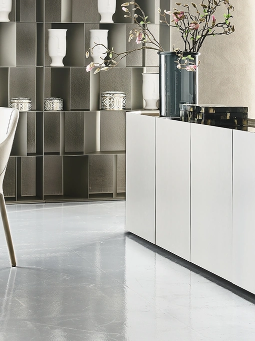 Madia Alta in legno laccato Chelsea di Cattelan Italia