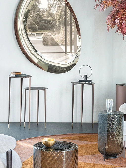 Consolle moderna su più livelli Brio Keramic di Cattelan Italia