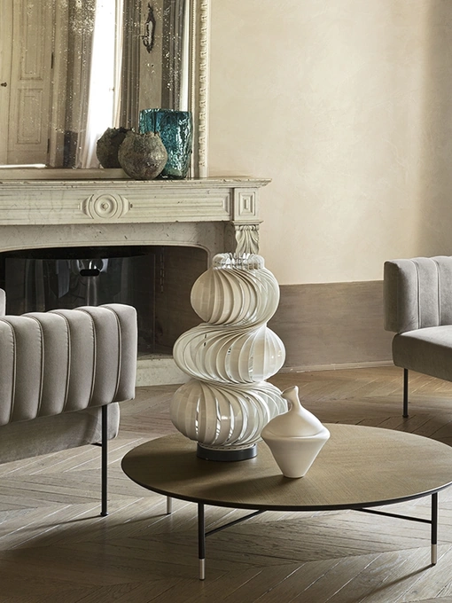 Poltroncina di design in tessuto Fedra di Pianca