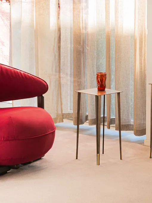 Poltrona in pelle Ruby Lounge di Cattelan Italia