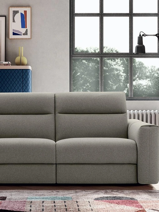 Divano lineare Creed con movimento relax di Felis