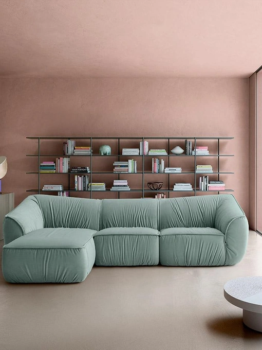Divano con penisola Float di Felis