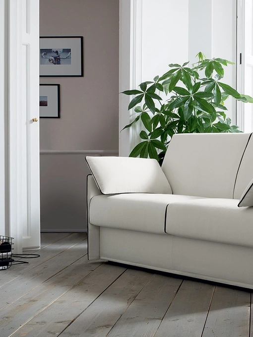Divano Letto minimale in tessuto Truman di Felis