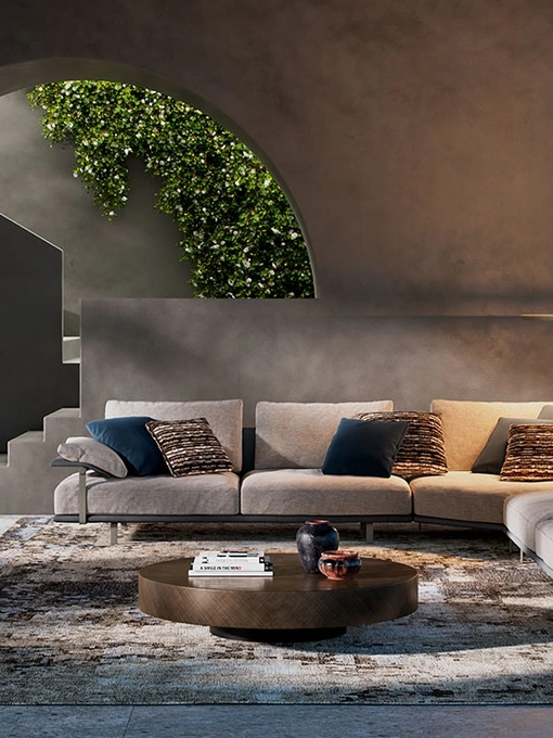 Divano angolare Heston di Cattelan Italia