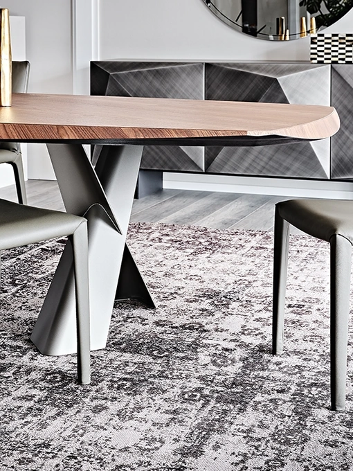 Sedia rivestita interamente in pelle Penelope di Cattelan Italia
