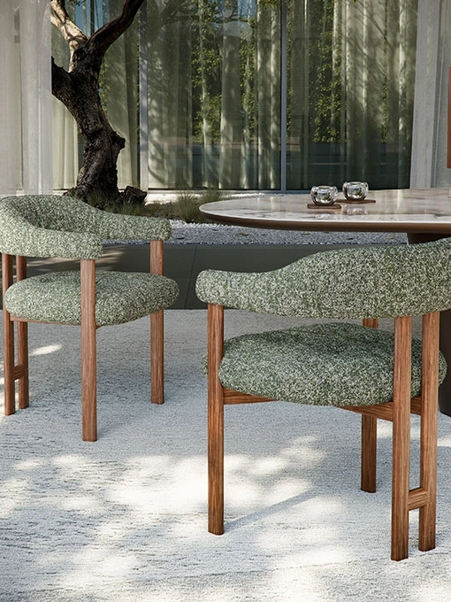 Sedia Greta in tessuto imbottito di Cattelan Italia