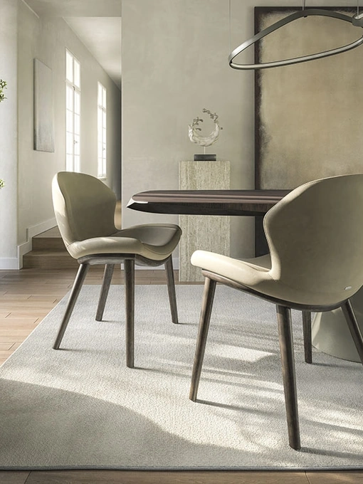Sedia Rachel Wood di Cattelan Italia