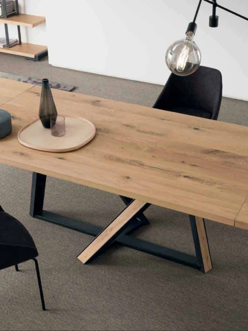 Tavolo di design allungabile in legno Wien di Alta Corte