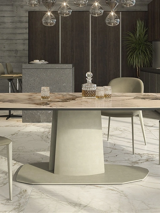 Tavolo Aviator Keramik Lift regolabile in altezza di Cattelan Italia