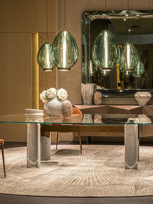 Tavolo Bilbao Glass di Cattelan Italia