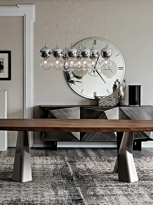 Tavolo con piano in legno Mad Max Wood di Cattelan Italia