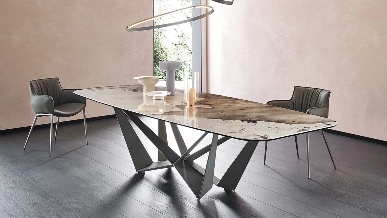 Tavolo Skorpio Keramik di Cattelan Italia