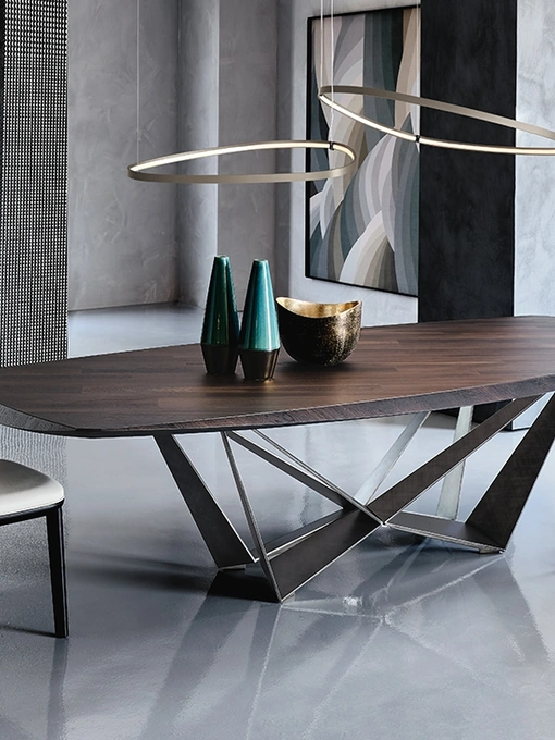 Tavolo in legno Skorpio Wood di Cattelan Italia