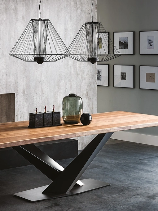 Tavolo con piano in legno Stratos Wood di Cattelan Italia