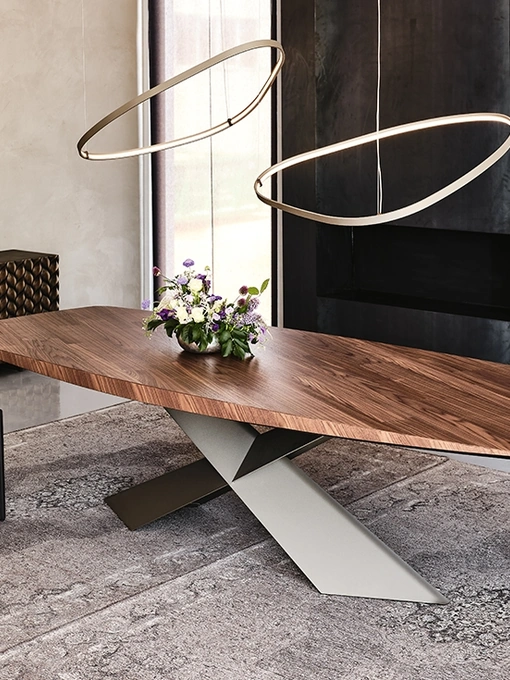 Tavolo con piano in legno Tyron Wood di Cattelan Italia