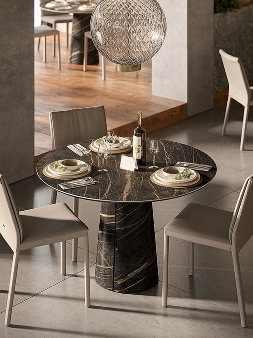Tavolo rotondo Cuba Keramik Bistrot di Cattelan Italia
